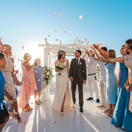 Официальная регистрация брака на острове Санторини - организация 