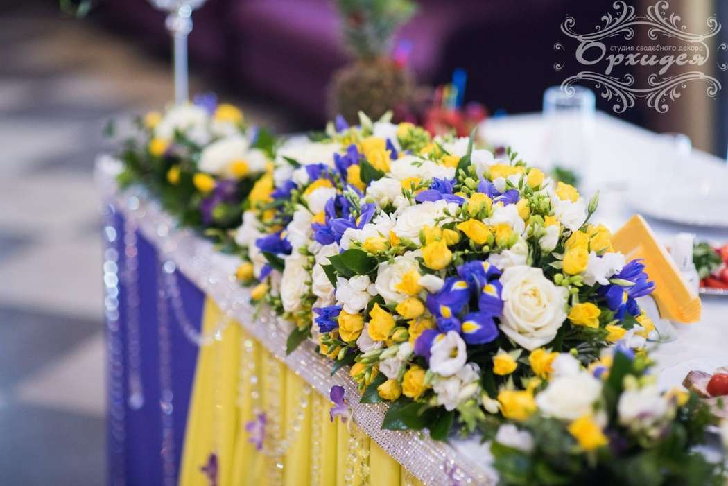 Свадьба в цвете "ультрафиолет" ресторан "Шелк" г.Самара - фото 5835722 Студия свадебного декора "Орхидея"
