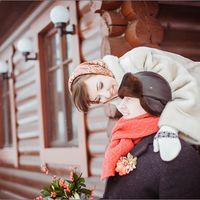 Свадебное фото зимой