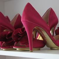 Яркие розовые свадебные туфли от Viva Bride аналог туфель Badgley Mischka randall в наличии в москве