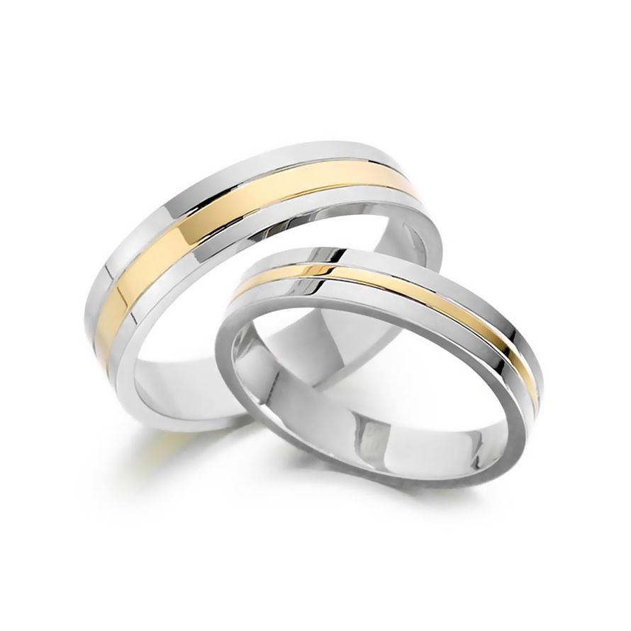 Обручальные кольца из комбинированного золота на заказ