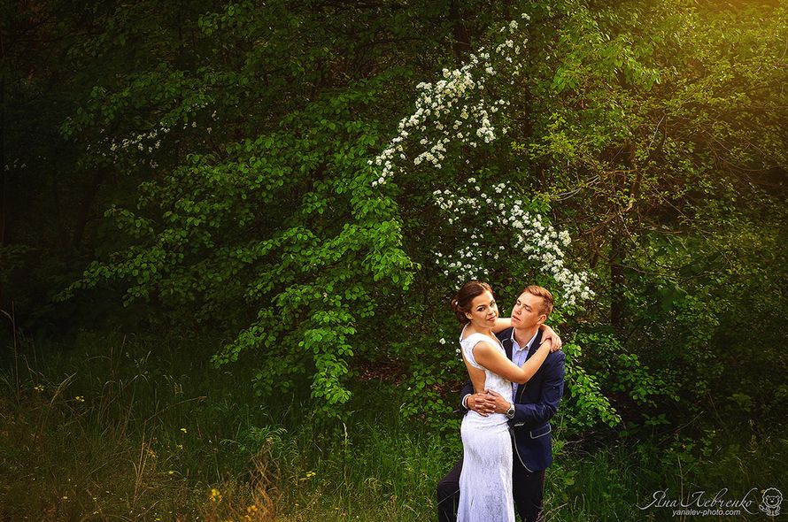 свадебная фотосессия, wedding photo, фотосессия в лесу, весенняя фотосессия - фото 2375284 Фотограф Яна Левченко