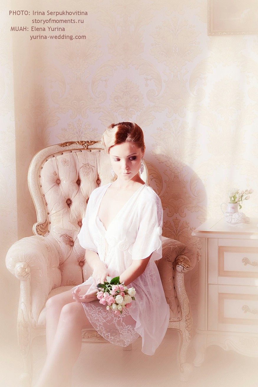 Нежное утро невесты. Студийная неспешная фотосъемка для невесты Ольги - фото 1459609 Фотограф Ирина Серпуховитина