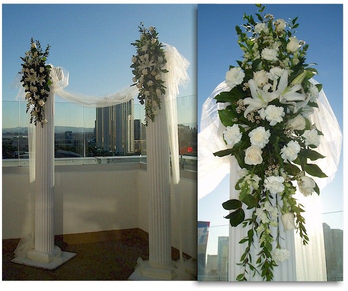 Альтернатива свадебной арке - фото 867579 Оформление свадеб by студия "Звёздный дождь"