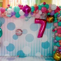 Оформление фотозоны для детского дня рождения. Подобная арка станет истинным украшением любого праздника!