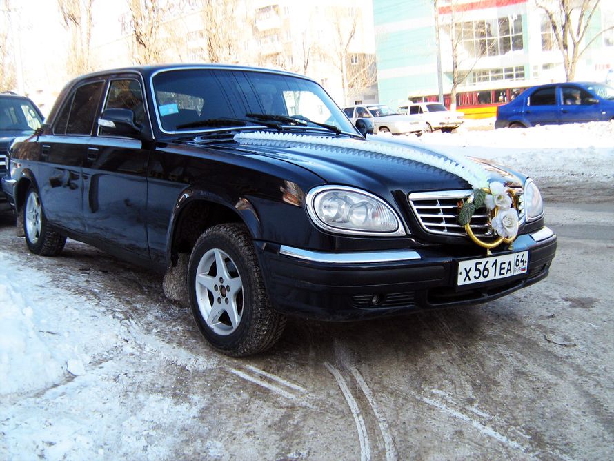 Фото 966069 в коллекции ГАЗ 31105 "Волга" в любом количестве. Цвета чёрный и белый. 500руб\час - Автопарк "Ретромобиль64" - прокат авто