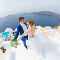 Невеста на Санторини. Самый романтический остров на Земле.