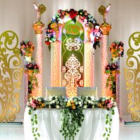 Свадебные декорации в Императорском стиле