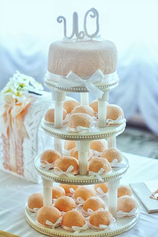 Фото 6275531 в коллекции торты - Иннэсса - свадебные торты из мастики