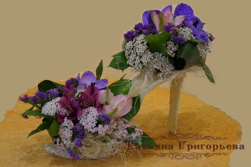 Фото 2711817 в коллекции Сиренево-фиолетовая свадьба - Салон цветов "Григорьев Садъ"