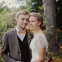 Эко-свадьба, портрет, жених и невеста