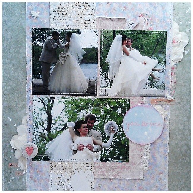 страничка из свадебного альбома - фото 1532653 Мастерская аксессуаров "Бумажкины радости"