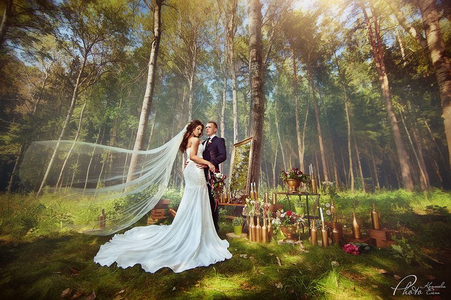 Любовь и Денис. "Утро невесты" Фотограф: Елена Коптева. Платье: Евгений Бременев. Причёска: Светлана Панфёрова. Макияж: Ирина Меньшикова. P.S. Поработала не только фотографом, но и декоратором) - фото 7502474 Профессиональный фотограф Елена Коптева