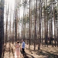 Свадьба весной персиковое платье невесты