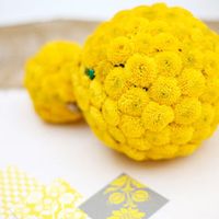 Букет Невесты из желтых хризантем
и шар из желтых хризантем