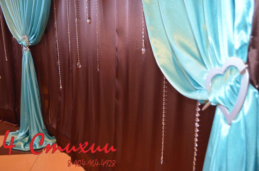 Фото 1833921 в коллекции Шоколадно-Бирюзовая Свадьба - 4 Стихии - декор свадебного зала