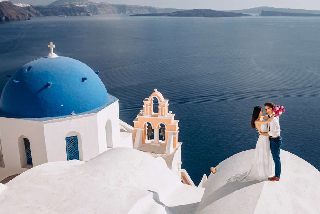 Фото 12839666 в коллекции Sunset Wedding Елена и Виталий - My Greek Wedding. Свадьбы на Санторини