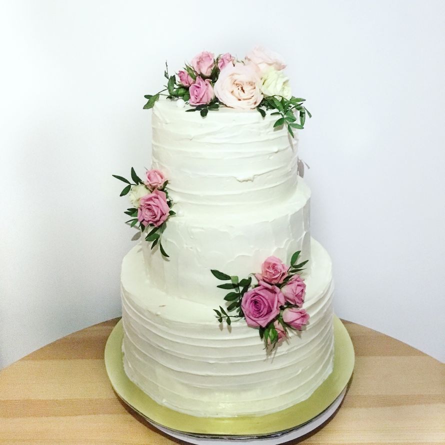 торт с цветочным декором - фото 12471996 Sweet - кафе-кондитерская