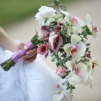 Букет невесты с орхидеями 4000 рублей
