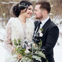 свадебная фотосессия зимой в питере