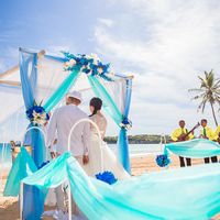 Свадебная церемония на пляже