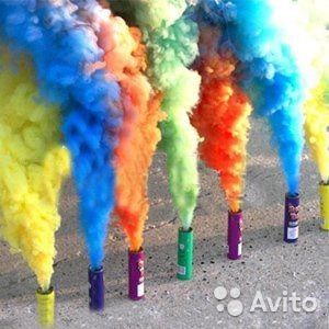 Цветной дым для фотосессий 60 сек. - фото 10108944 Пиротехника Витакон