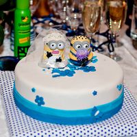 Свадебный торт. Черничная свадьба. Blueberry wedding