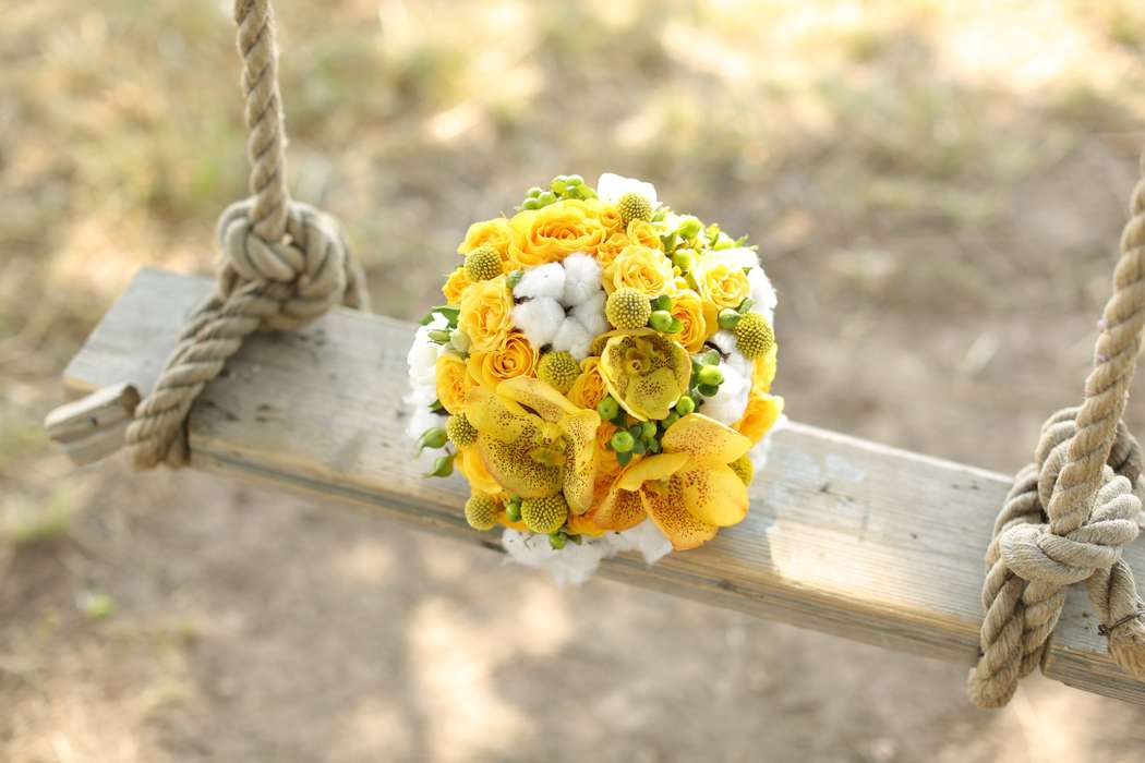 Жёлтый букет невесты - фото 3011459 Кристина Соколова