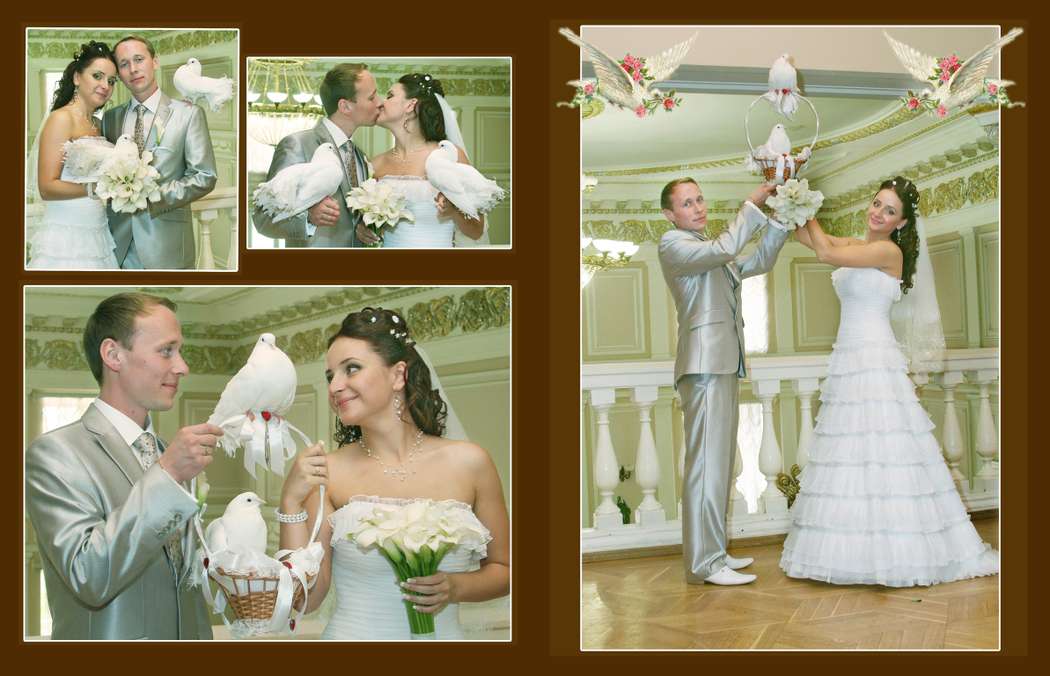 Разворот свадебной книги - фото 1401367 Фотограф Владимир Оборотов
