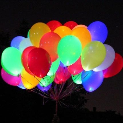 Светящиеся воздушные гелиевые шары