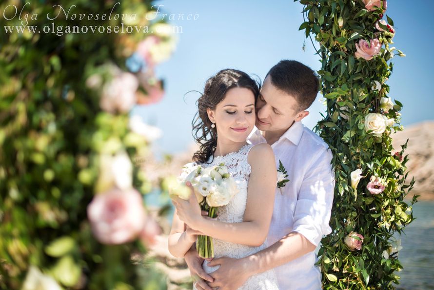 Невеста Анна, свадебная церемония на острове Сардиния - фото 3090741 Профессиональный визажист Татьяна Ницак