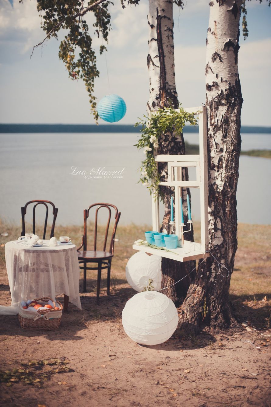 Свадебные декорации на берегу озера - фото 3118755 Свадебное агентство  и студия декора Just Married
