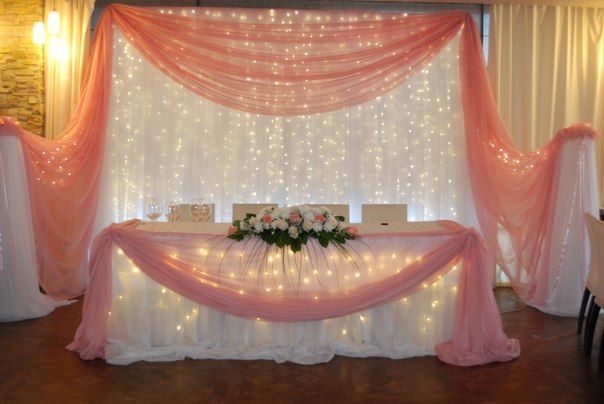 Розовое оформление свадьбы ресторан "Ока" - фото 3174735 ЭкоDekor - декор свадеб