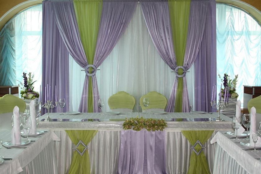 Сочетание зеленого и сиреневого цвета на свадьбе - фото 3174761 ЭкоDekor - декор свадеб