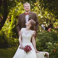 жених невеста рустик