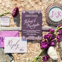 фуксия + сиреневый