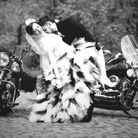 Сопровождение свадеб мотоциклами