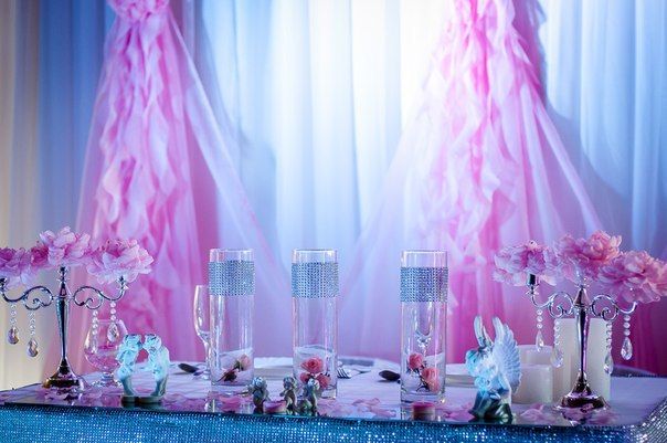 Розовая свадьба, всегда актуальна, потому-что нежна и красива, как невеста  - фото 3303107 Агентство декора "Свадебный рай"