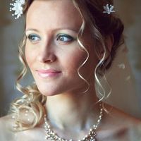 Свадебная прическа с фатой