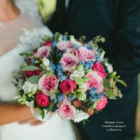 Букет невесты с пионовидными розами. Флорист Пашкова Ольга