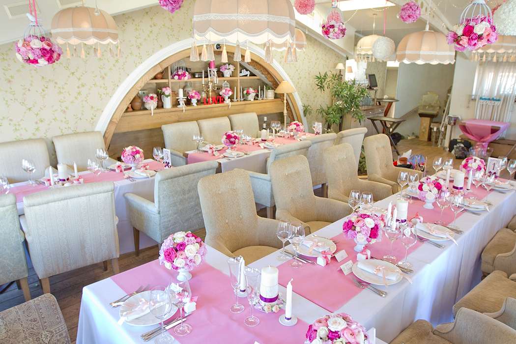 Фото 2322986 в коллекции Пионовая свадьба в ресторане Тинатин - Декор ля флер - цветы и декорации