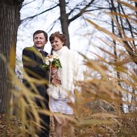 осенняя свадьба, свадьба осенью, короткие свадебные платья