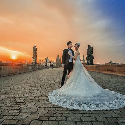 Фотосъёмка свадеб за границей, 5 часов