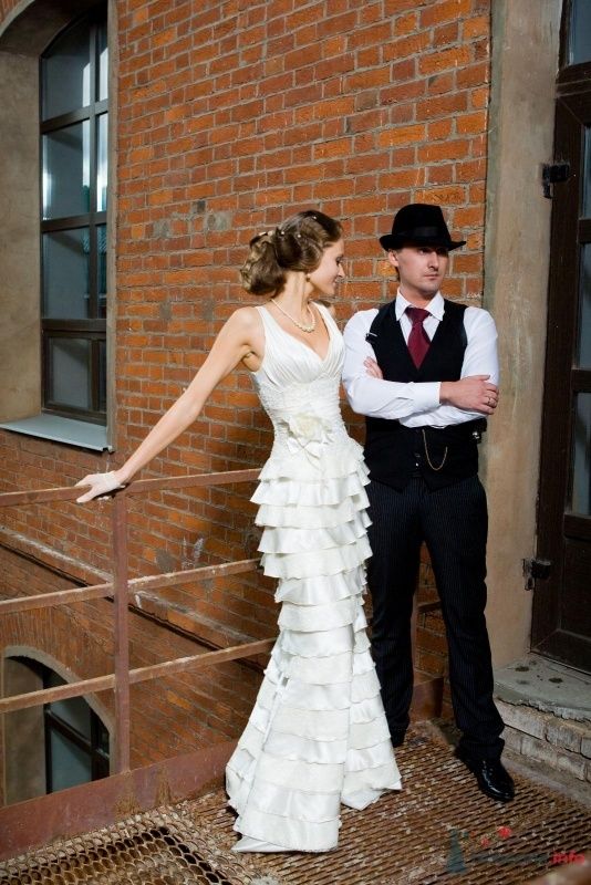 Свадебное платье в стиле чикаго