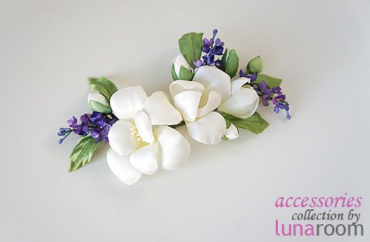 Украшения для прически, ободки для волос, венки с шелковыми цветами от LUNAROOM - фото 1915435 Lunaroom - стильные аксессуары для невесты