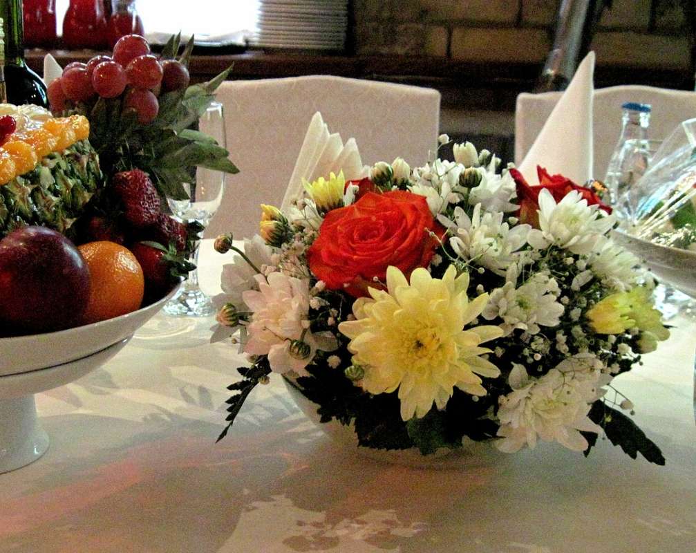 Роза Циркус, хризантемы Зембла - фото 4268643 Меллани - оформление и декор