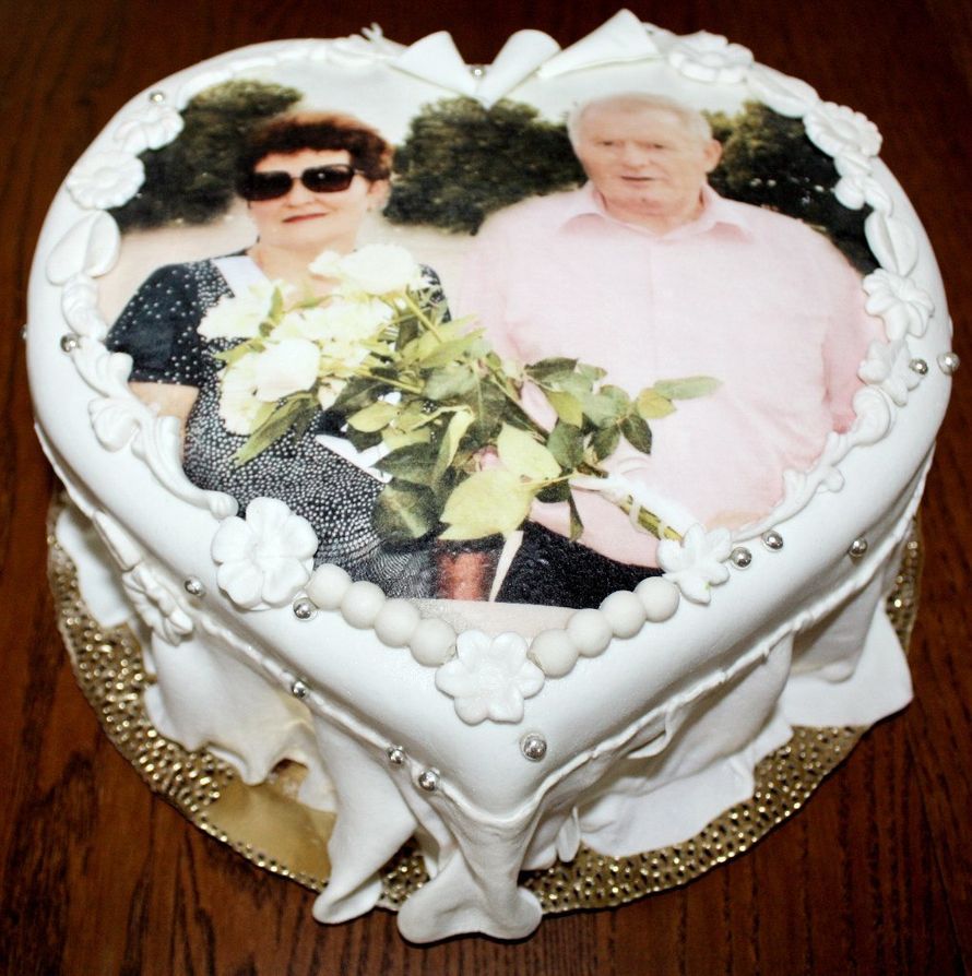 Свадебный торт одноярусный прикольный