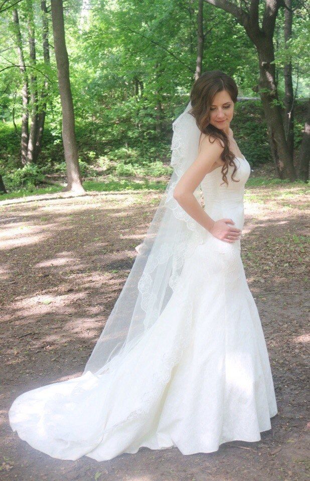 Такая изящная и хрупкая наша невеста Анастасия в платье Hadassa - фото 6429802 Салон Slanovskiy 64