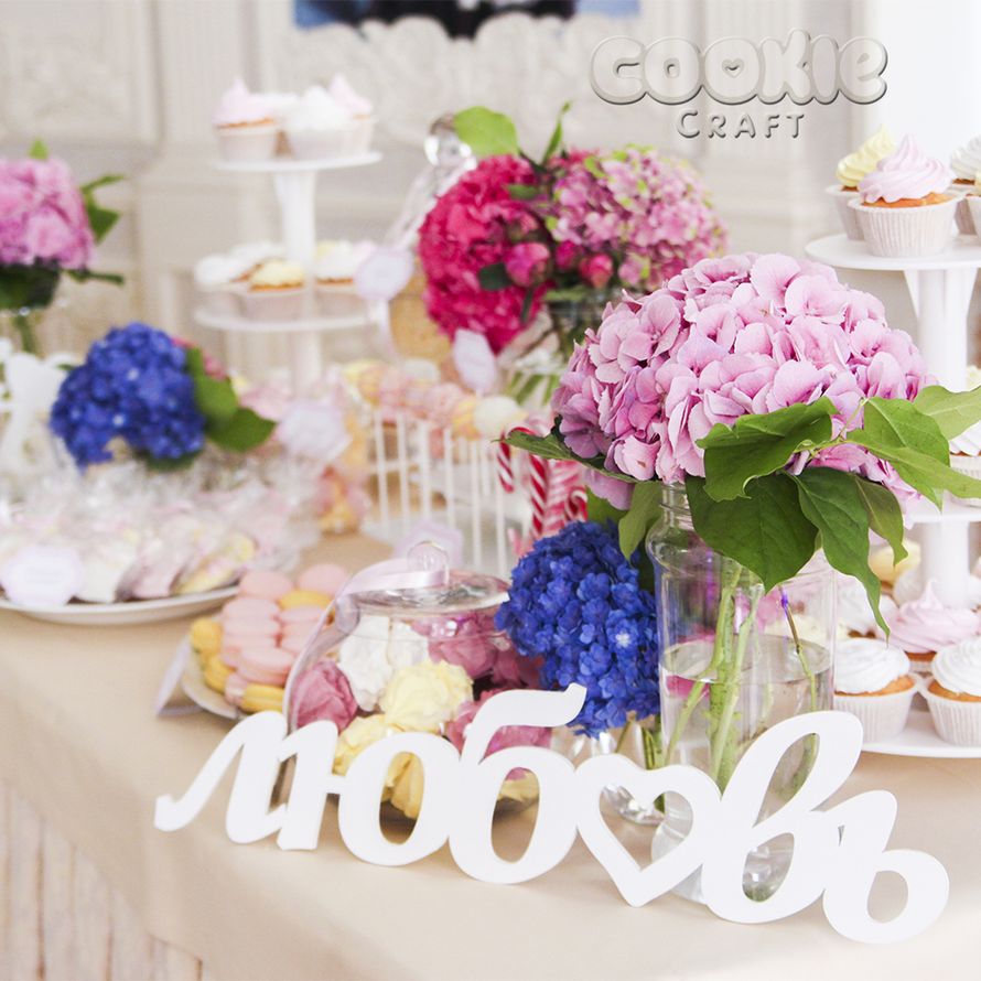 Сладкий свадебный стол под ключ - фото 9705642 Cookie craft - пряники и тортики ручной работы