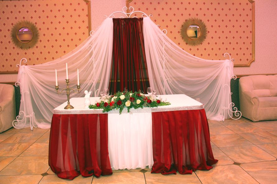 Оформление свадьбы в цвете марсала. ресторан Аякс - фото 17800028 Организатор Наталья Кравцова